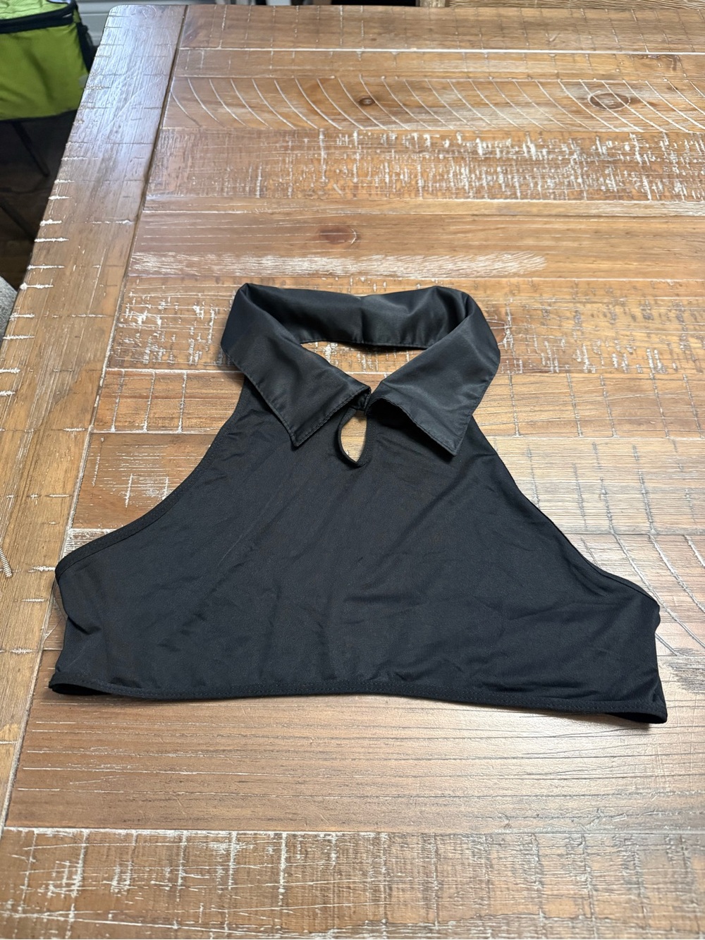 3/$15 Boohoo Black Halter Collar Crop Top